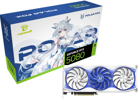 Manli Polar Fox GeForce RTX 5080 OC 16GB GDDR7